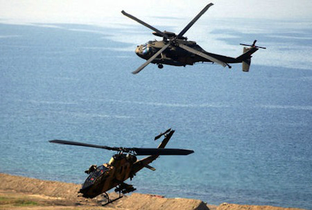 Δύο τουρκικά ελικόπτερα αναχαιτίστηκαν στο Αιγαίο